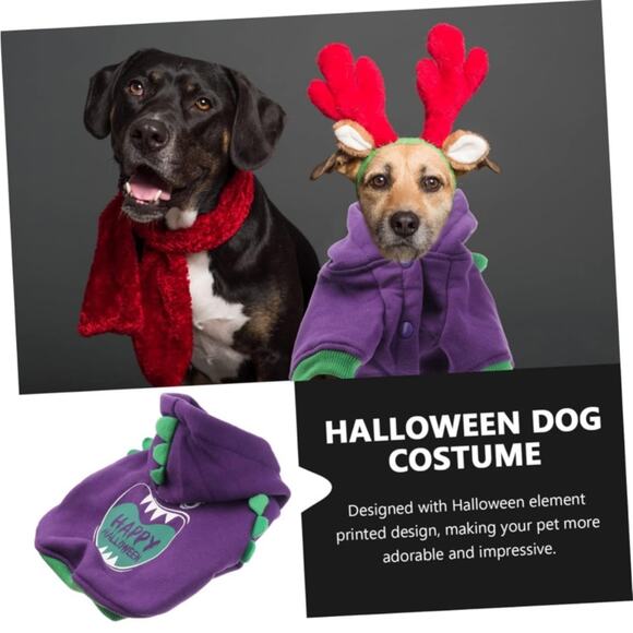 Dog Little Monster Sweatshirt Size Medium - Picture 6 of 12